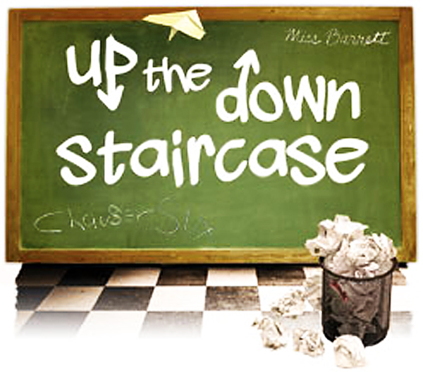 "Up the Down Staircase" logo