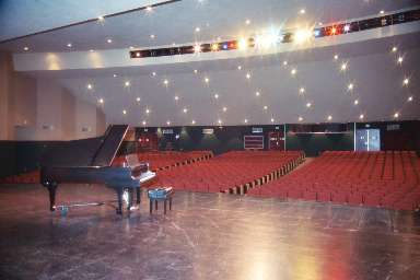 Stage View with Steinway Grand Piano