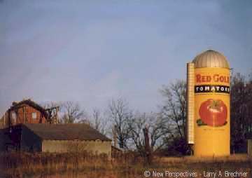 Red Gold Silo